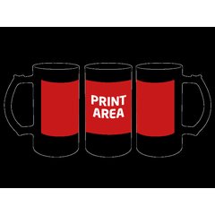 Jarra de cristal mate Congelador | Zona 2 | 180 x 90