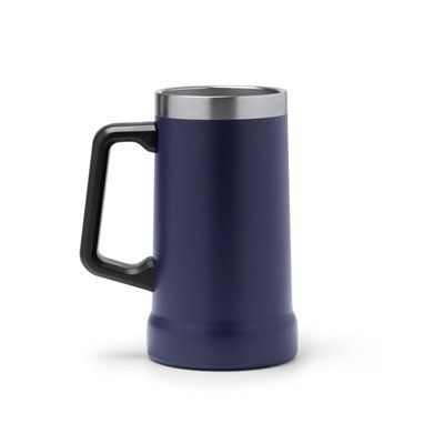 Jarra de acero reciclado mate doble pared 700 ml Marino Talla Única Adulto