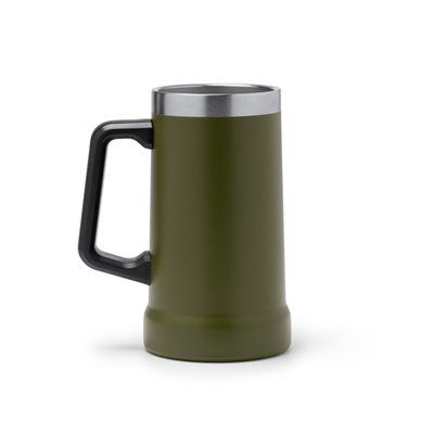 Jarra de acero reciclado mate doble pared 700 ml Verde Oscuro