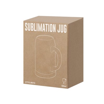 Jarra de cerámica 500ml para sublimación
