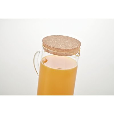 Jarra de Vidrio 1L con Tapa