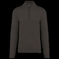 Jersey 1/4 cremallera hombre entallado Dark Grey Xl