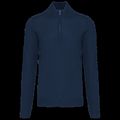 Jersey 1/4 cremallera hombre entallado Navy Xl