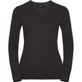 Jersey cuello de pico para chica Charcoal Marl XL