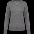 Jersey de lana merina mujer Grey Heather XL