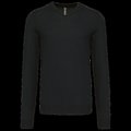 Jersey Punto cuello de pico hombre Black M