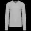 Jersey Punto cuello de pico hombre Grey Melange XXL
