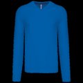Jersey Punto cuello de pico hombre Light Royal Blue S