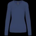 Jersey de punto cuello de pico para mujer Deep Blue Xxl