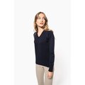 Jersey de punto cuello de pico para mujer