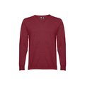 Jersey de Punto Hombre Cuello en V Burdeos S