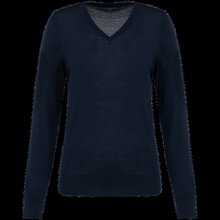 Jersey de lana merina mujer Deep Navy Xs