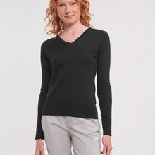 Jersey cuello de pico para chica Black Xs
