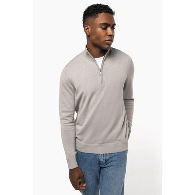 Jersey 1/4 cremallera hombre entallado