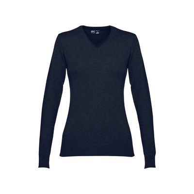 Jersey con escote de pico para mujer