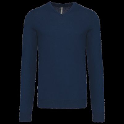 Jersey Punto cuello de pico hombre Navy Xl