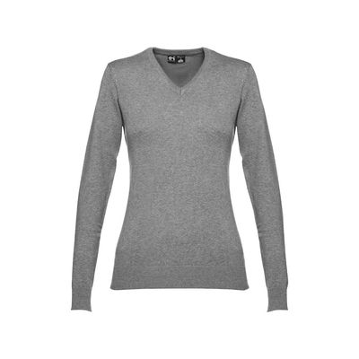 Jersey con escote de pico para mujer