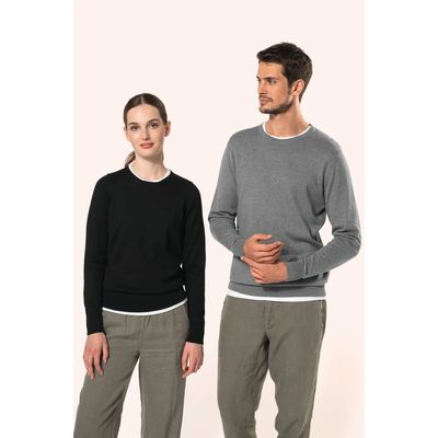 Jersey de algodón para hombre Black S