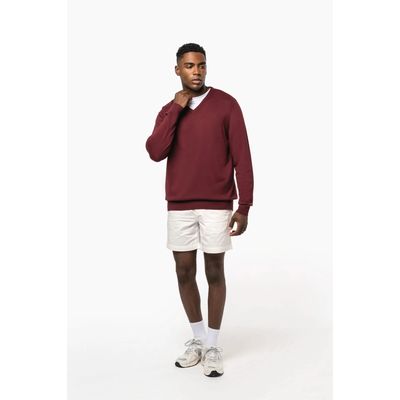 Jersey Punto cuello de pico hombre