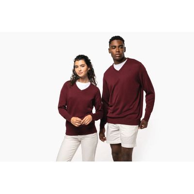 Jersey Punto cuello de pico hombre