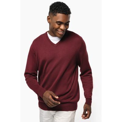 Jersey Punto cuello de pico hombre