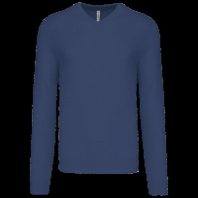 Jersey Punto cuello de pico hombre Deep Blue Xxl
