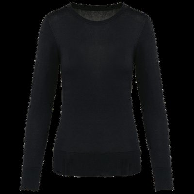 Jersey de algodón de mujer Black S