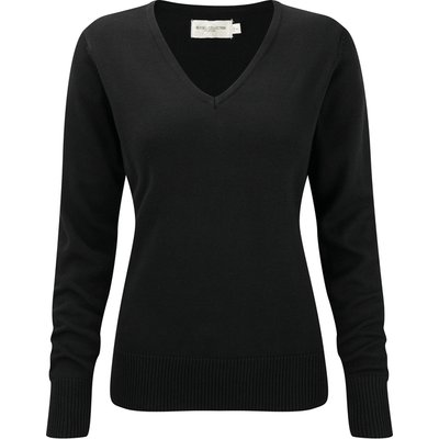 Jersey cuello de pico para chica Black XL