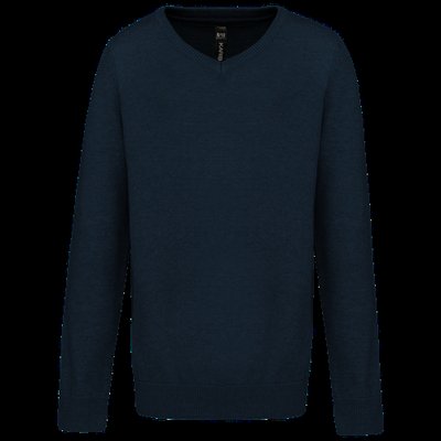 Jersey cuello de pico niños Navy 10/12 ans