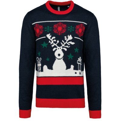 Jersey de punto de Navidad unisex Night Navy M
