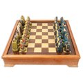 Juego de ajedrez con figuras y organizador