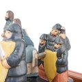 Juego de ajedrez con figuras y organizador