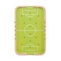 Juego de fútbol mini de madera