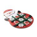 Juego de madera tres en raya navideño