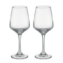 Juego de 2 Copas de Vino 400ml Transparente