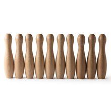 Juego de bolos de madera CRUDO TALLA ÚNICA ADULTO