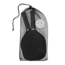 Juego de pádel Pickle ball de madera Negro