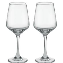 Juego de 2 Copas de Vino 400ml Transparente