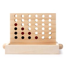 Juego 4 en raya de madera Crudo Talla Única Infantil