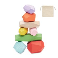 Juego Habilidad 8 Piedras Apilables Beig