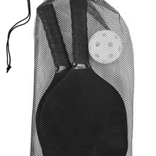 Juego de pádel Pickle ball de madera Negro