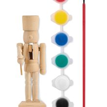 Juego de pintura con muñeco de madera Madera