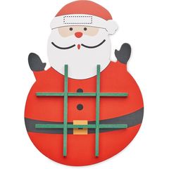 Juego de madera tres en raya navideño | Lado 2 | 40 x 10