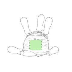 Juego de cuchillos para quesos de 6 piezas | En el frontal | 60 x 50