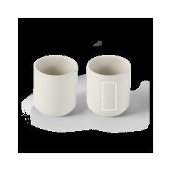 Juego de tazas de cerámica acabado mate | Cup | 25 x 50