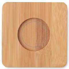 Juego Tazas Doble Pared y Bambú 90ml | COASTER 1 CENTER | 35 x 35
