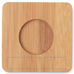 Juego Tazas Doble Pared y Bambú 90ml | COASTER 2 FRONT | 75 x 15