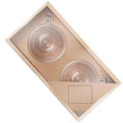 Juego Tazas Doble Pared y Bambú 90ml | PAPER INSERT | 40 x 30