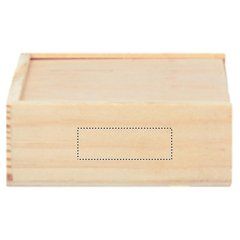 Juego tres en raya de madera | SIDE LEFT | 30 x 10