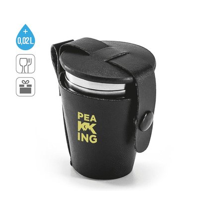 Juego de 4 vasos de 25mL acero inox